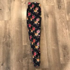 Floral leggings